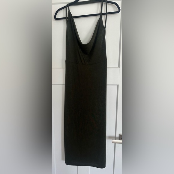 Free People Angelica Slip Dress in Moss Green - Picture 4 of 6